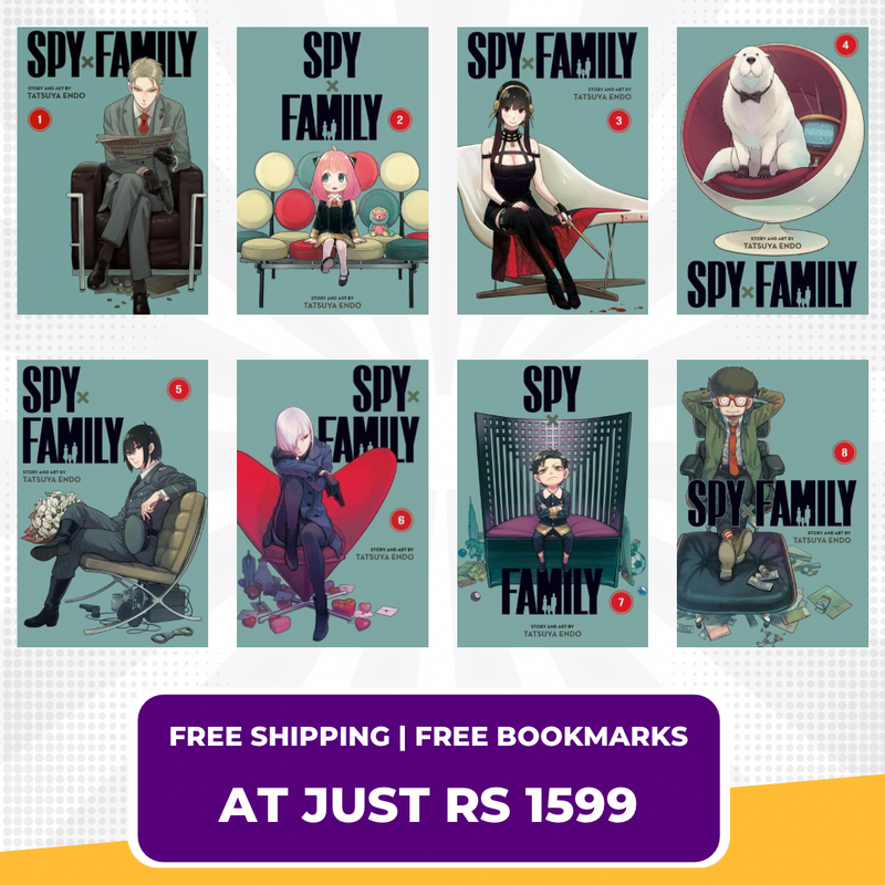 Spy Family Volume 1-8 Book set